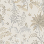 Papier peint intissé Branché Fleuri beige gris - Aristide - Lutèce - 480-1