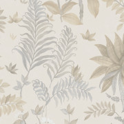 Papier peint intissé Branché Fleuri beige gris - Aristide - Lutèce - 480-1