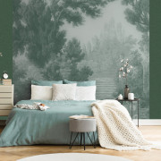 Panoramique vinyle sur intissé Aurore vert - 265X280cm - Panoramag - Lutèce - 56220204p