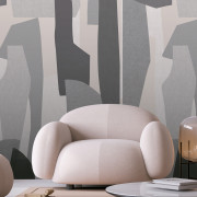 Panoramique vinyle sur intissé Nuance gris - 159X280cm - Panoramag - Lutèce - 56240309p