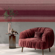 Panoramique vinyle sur intissé Tissage Frambroise gris - 159X280cm - Panoramag - Lutèce - 56240410p