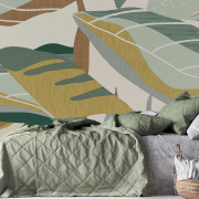 Panoramique vinyle sur intissé Calathea vert - 265X280cm - Panoramag - Lutèce - 56240504p