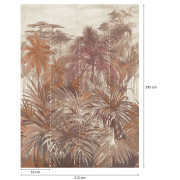 Panoramique intissé Fidji Jungle Terra Rose - 212X295cm - Panoramag - Lutèce - 8513-6p