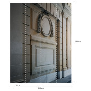 Panoramique vinyle sur intissé Façade Ancienne - 212X280cm - Panoramag - Lutèce - 786611p