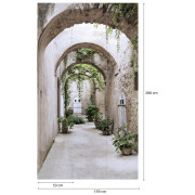 Panoramique vinyle sur intissé Ruelle - 159X280cm - Panoramag - Lutèce - 51221807p