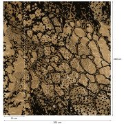Panoramique intissé Reptile ocre - 265X280cm - Panoramag - Lutèce - 51247108p