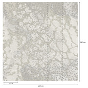 Panoramique intissé Reptile beige - 265X280cm - Panoramag - Lutèce - 51247106p