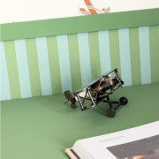 Papier peint intissé Marshmallow vert bleu - Happy Kids Club - Caselio - HKC107694527
