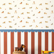 Papier peint intissé Teckel rouge - Happy Kids Club - Caselio - HKC107680864
