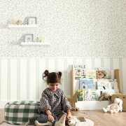 Papier peint intissé Mini Wood vert - Happy Kids Club - Caselio - HKC107670783