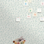 Papier peint intissé Mini Wood bleu - Happy Kids Club - Caselio - HKC107670677