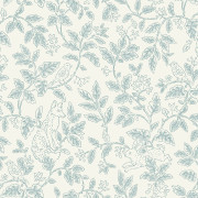 Papier peint intissé Mini Wood bleu - Happy Kids Club - Caselio - HKC107670677