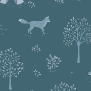 Papier peint intissé Scouty bleu nuit - Happy Kids Club - Caselio - HKC107666641