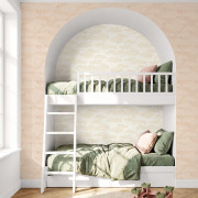 Papier peint intissé Little Clouds vieux rose - Happy Kids Club - Caselio - HKC107644428