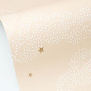 Papier peint intissé Little Clouds vieux rose - Happy Kids Club - Caselio - HKC107644428