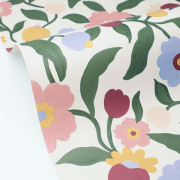 Papier peint intissé Capucine violet - Happy Kids Club - Caselio - HKC107630426