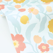Papier peint intissé Capucine bleu - Happy Kids Club - Caselio - HKC107630212