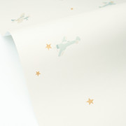 Papier peint intissé Funny Planes bleu - Happy Kids Club - Caselio - HKC107620621