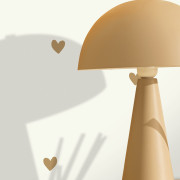 Papier peint intissé Sweet Heart blanc or - Happy Kids Club - Caselio - HKC107600271