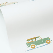 Papier peint intissé Pick Up vert jaune - Happy Kids Club - Caselio - HKC107570727