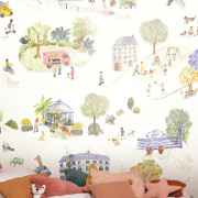Panoramique intissé Dreaming Village - 300X310cm - Happy Kids Club - Caselio - HKC107709909