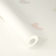 Papier peint intissé Cœur Aquarelle rose - Kids World II - Rasch - 301717