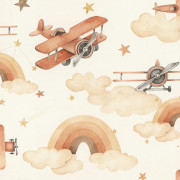 Papier peint intissé Aviateur - Kids World II - Rasch - 301557