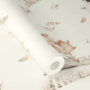 Papier peint intissé Tipi rose - Kids World II - Rasch - 301427