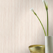Papier peint intissé Rayure Aquarelle beige - Kids World II - Rasch - 252774