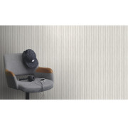 Papier peint intissé Rayure Aquarelle gris - Kids World II - Rasch - 252767