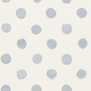 Papier peint intissé Pois Aquarelle bleu - Kids World II - Rasch - 252033