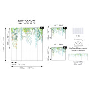 Panoramique intissé Fairy Canopy - 300X310cm - Happy Kids Club - Caselio - HKC107718809