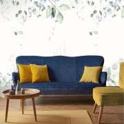 Panoramique intissé Eucalyptus vert - 159X280cm - Kids World II - Rasch - 364859