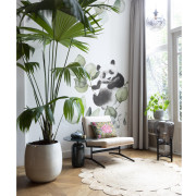 Panoramique intissé Panda Eucalyptus - 159X280cm - Kids World II - Rasch - 364835