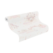 Papier peint intissé Princesse rose - Kids World II - Rasch - 302721
