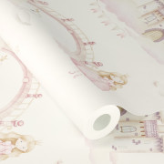 Papier peint intissé Princesse rose - Kids World II - Rasch - 302721