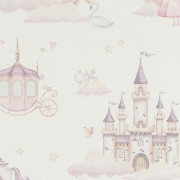Papier peint intissé Princesse rose - Kids World II - Rasch - 302721