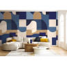 Panoramique intissé Solena bleu - 250X280cm - Blue Shades - Caselio - BLS107536201