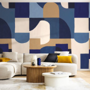 Panoramique intissé Solena bleu - 250X280cm - Blue Shades - Caselio - BLS107536201
