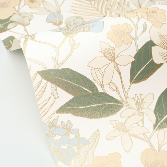 Papier peint intissé May bleu vert - Blue Shades - Caselio - BLS101857320