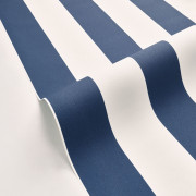 Papier peint Vinyle sur intissé Linen Lines Bleu Marine- Blue Shades - Caselio - BLS104046269