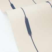 Papier peint Vinyle sur intissé Ikara Bleu Nuit - Blue Shades - Caselio - BLS107776010