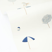 Papier peint Vinyle sur intissé Solara Bleu - Blue Shades - Caselio - BLS107566066