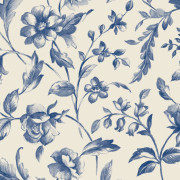 Papier peint Vinyle sur intissé Pastelia Bleu porcelaine - Blue Shades - Caselio - BLS107506110