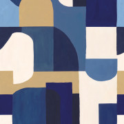 Panoramique intissé Solena bleu - 250X250cm - Blue Shades - Caselio - BLS107536206