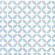 Sol PVC - Magali carrelage origami blanc et bleu nordique- Bingo - Essential - IVC - rouleau 2M