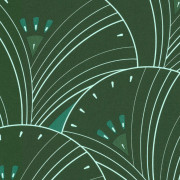 Papier peint vinyle sur intissé Léonie vert forêt - Villa Rosalie - Lutèce - 51223814