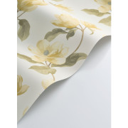 Papier peint intissé Brume de magnolia jaune beurre - Le Beau Jardin - Casadeco - BJAR202542002