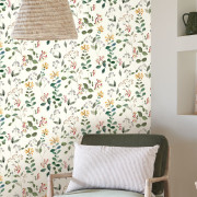 Papier peint intissé Chèvrefeuille sauvage- Le Beau Jardin - Casadeco - BJAR202557123