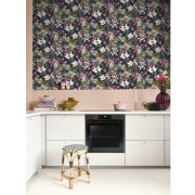 Papier peint intissé Songe de Jasmin fuchsia - Le Beau Jardin - Casadeco - BJAR202564567